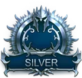 Silver league crest